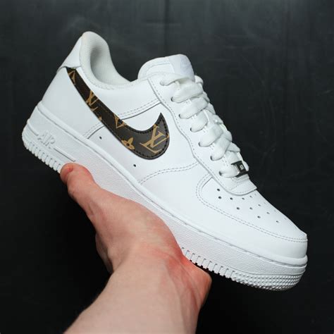 louis vuitton nike air force 1 custom sneakers|nike louis vuitton sneakers.